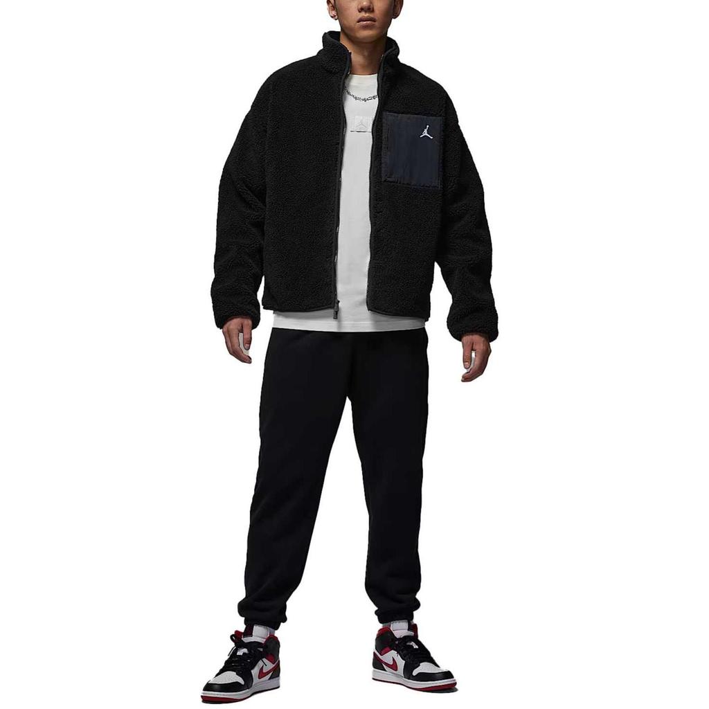 Jordan Flight Men's High-Pile Fleece Half-Zip Top HV0779-010
