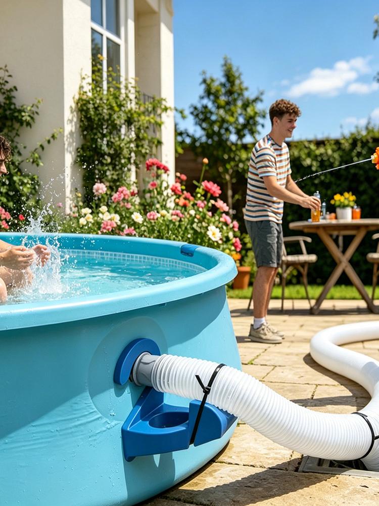 Pool Water Hose Holder 3 Pieces Anti-Slip Tube Support Leak-Proof Swimming Pool Pipe Holders For Indoor Outdoor Garden Farm