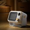 Desktop Heater Quiet Quick Heating   Ceramic Heater with 2 Speed Setting Tip Over Overheating Prevention for Indoor 1200W