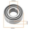 4pcs Z9504RST Lawn Mower Spindle Bearings Replacement For JD9236 JD9296 204BBAR P204RR6 Garden Tool Accessories