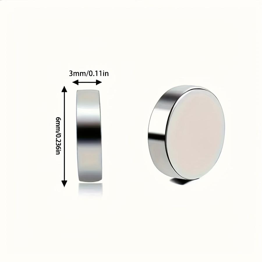 8mm & 6mm Round Magnets (3mm Thick) - Strong Disc Magnets for DIY & Industrial Projects