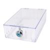 Thermostat Lock Box Large Universal Home Locking Thermostat Guard Clear Cover with Key for Thermostat On Wall