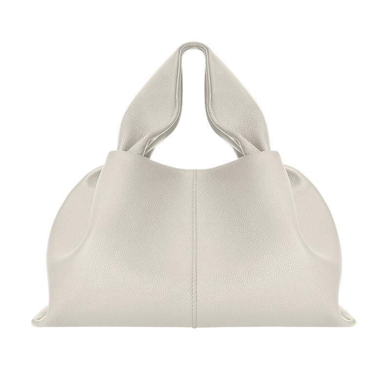 Knödel Wolken Tasche Neue Französische Nischen Design Handtasche Echte Ledertasche