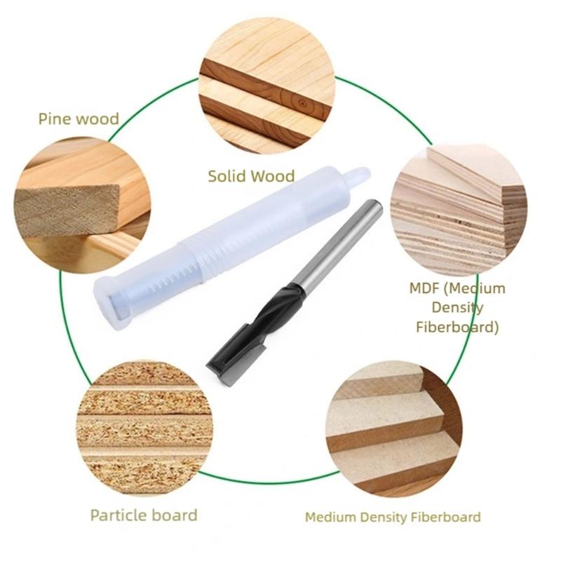 High Precise Spirals Flute Milling Cutter Extended Routers Bit With Extended Shank For Furniture And Carpentry Projects