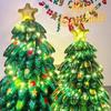 Großer 3D Stehender Weihnachtsbaum Folienballon Mit LED-Lichtern Neujahrsparty Dekoration Zubehör Haus Xmas Deko Po Requisiten