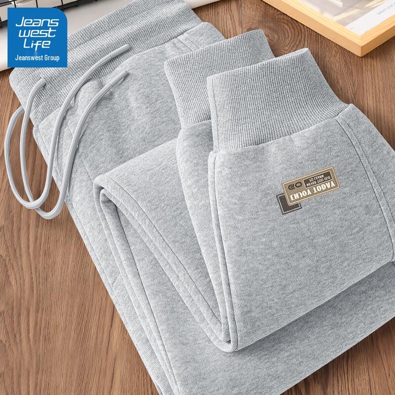 JEANSWEST LIFE Men's 2025 Spring/Autumn Drawstring Joggers