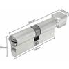 Lock Cylinder 70mm*29mm Anti-theft Lock Cylinder