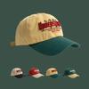 Contrasting Big Head Sports Hat Embroidery Sunshade Hat New Hip-hop Hat  Women Men
