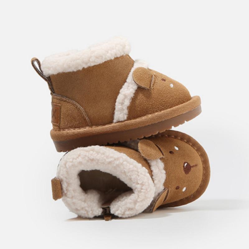 Dívčí zimní sněhule Dětské batolecí boty Kreslené bavlněné boty Chlapecké teplé bavlněné boty