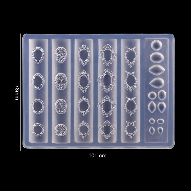 Om de Zăpadă de Crăciun Brad de Crăciun Matriță 3D pentru Unghii Fulgi de Nea Oameni de Zăpadă Decorațiuni Unghii Design DIY Silicon Manichiură Matriță Nail Art