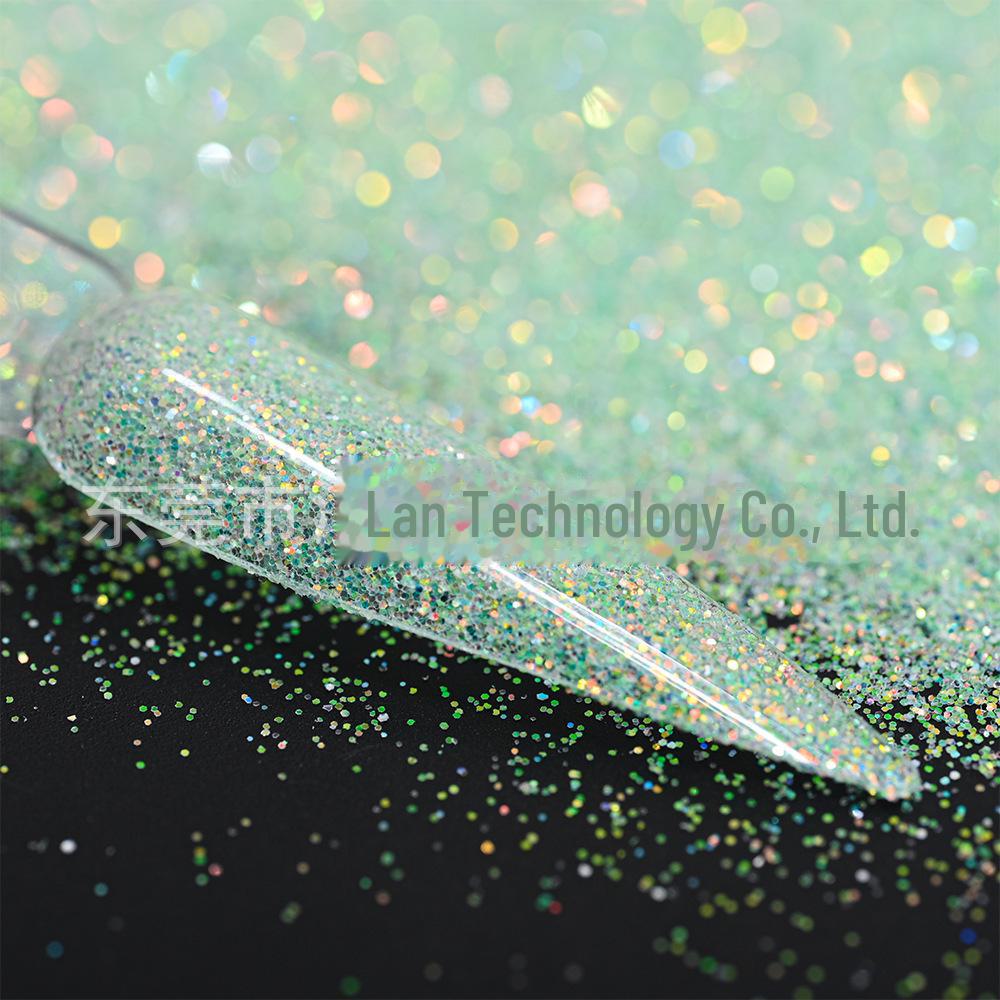 

Пудра для ногтей Cross-Border Fine Flash Diamond Sea Salt, 50 г - фантазийный глиттер с эффектом зыбучих песков. 20ML per bottle