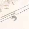 Star Moon Diamond Necklace Accessories Lamp Luxury Temperament Versatile Pendant Premium Sense Ins Wind Clavicle Chain