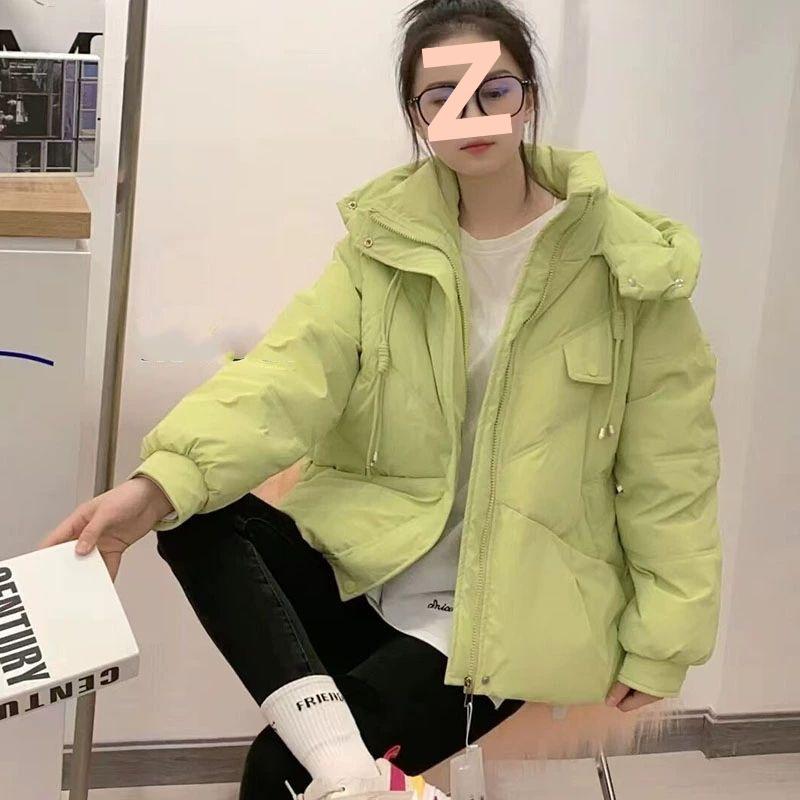 Women's Short Washable White Duck Down Jacket - Korean Style, Petite, Warm, Thick, Trendy Winter Coat