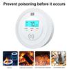 CO Alarm Sensor 85dB Sound & Light Warning Carbon Monoxide Detector with LED Digital Display CO Gas Monitor Alarm for Home Depot
