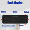 M-Modern-1 Piece LED Digital Wall Clock Temp Date Week Display Dual Electronic Alarms Table With Remote Control Green