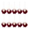 Set of 10 Soft Felt Sheep Christmas Tree Decorations Felt Sheep Hanging for Christmas Tree Ornamentation and Gifts