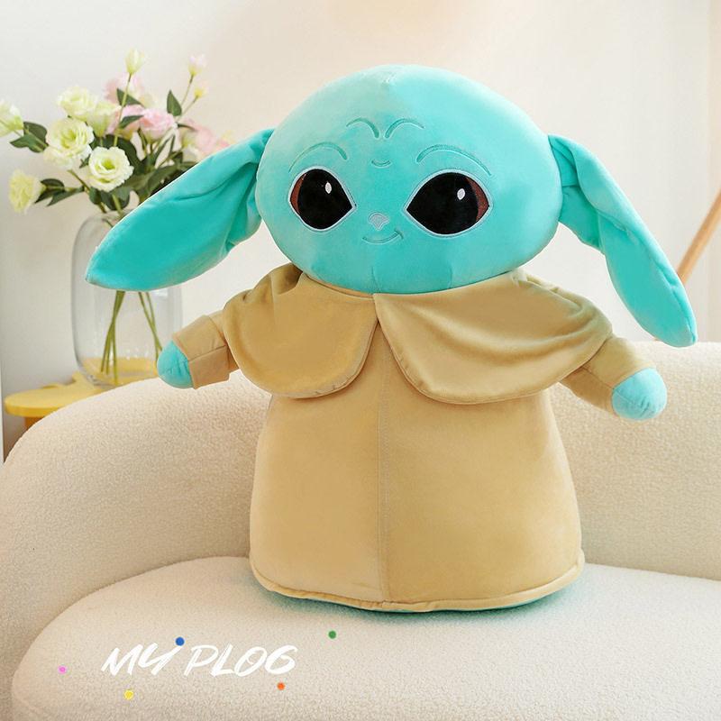 Anime Character Yoda Plush Series Starswars Soft And Comfortable Sofa Hug Pillow Sleep Companion Doll Bedhead Ornament Fun Gifts