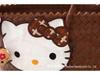Cartoon Kätzchen Handgestrickte Hello Kitty Damen Schulter-Reisetasche mit großer Kapazität