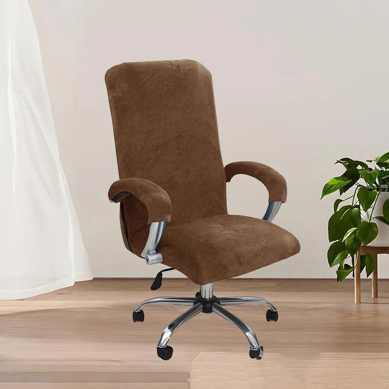 Velvet Office Computer Desk Chair Covers Armchair Protector High Quality House Chaise Includ Armrest Gamer Covers