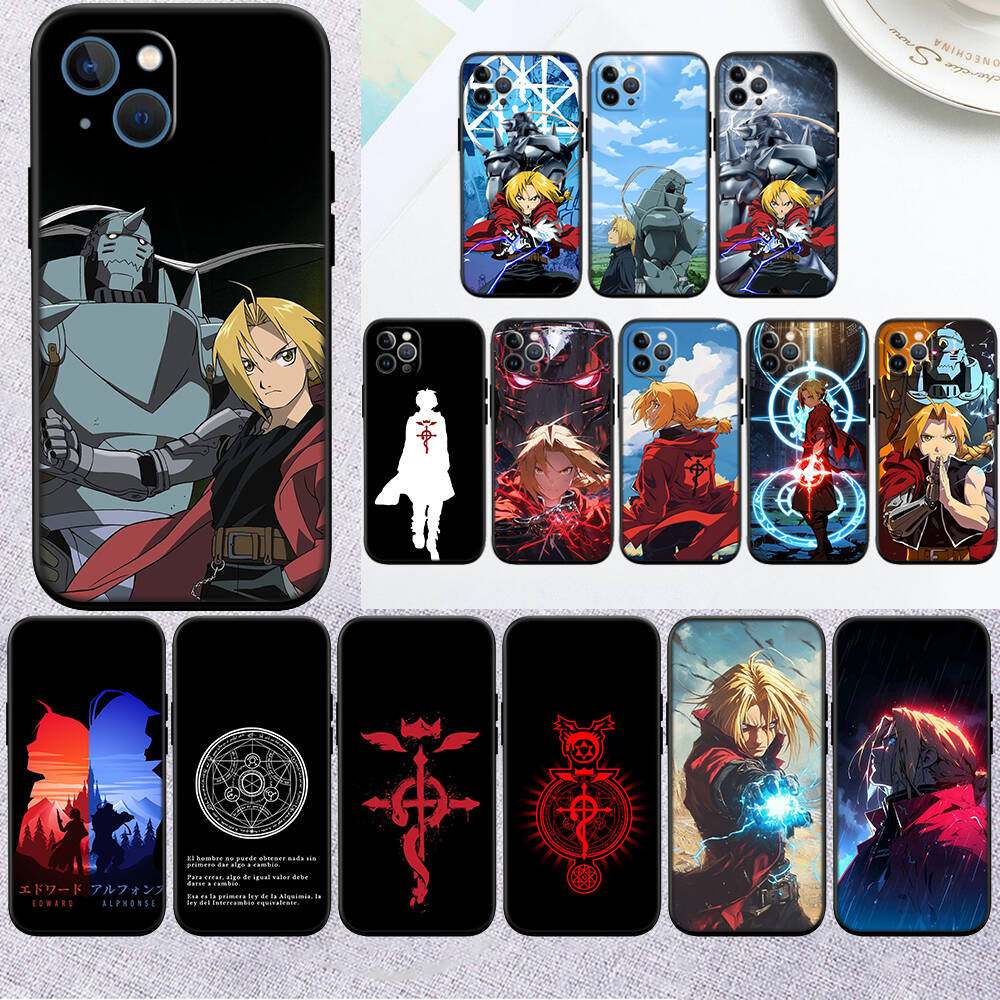 MH62 Fullmetal Alchemist Phone Shell Case for iPhone 7 8 11 12 13 14 15 16 17 16E XS Pro Max XR X SE Air