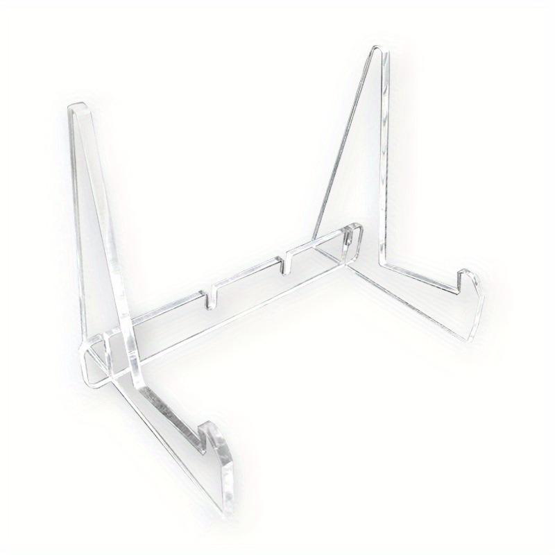 1pc /2pcs Acrylic Transparent Book Display Stand Vertical Picture Frame Bracket Photo Frame Stand