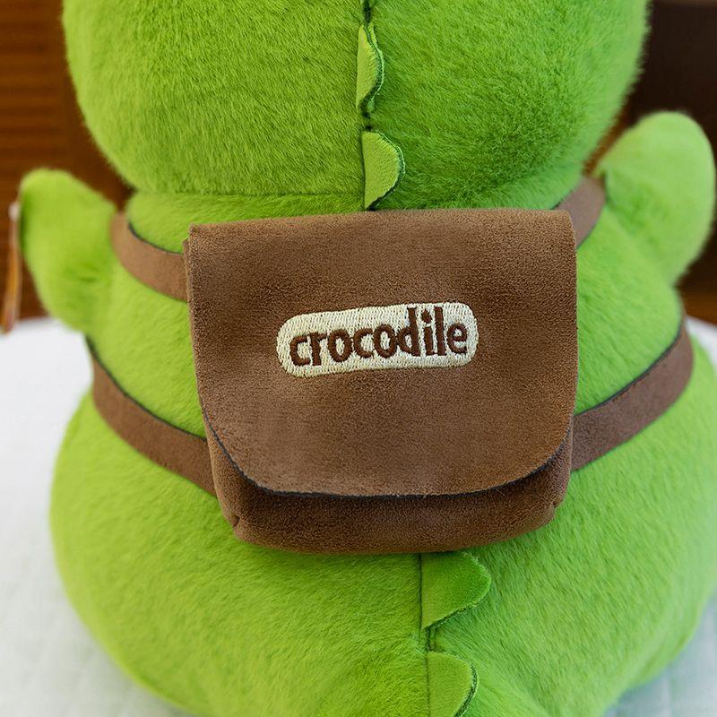 20CM New Crocodile Plush Toy Kawaii DIY Backpack Super Soft Little Crocodile Doll As A Birthday And Christmas Gift For Children