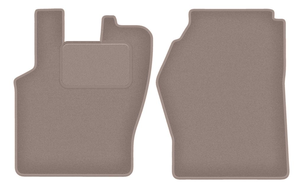 Beige front mats for: Scania R and G truck (2004-2017)