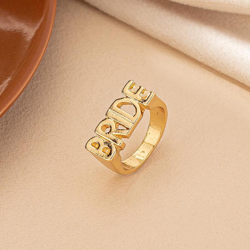 Fashion Design Letter Ring - Trendy Personality Index Finger Jewelry for Women