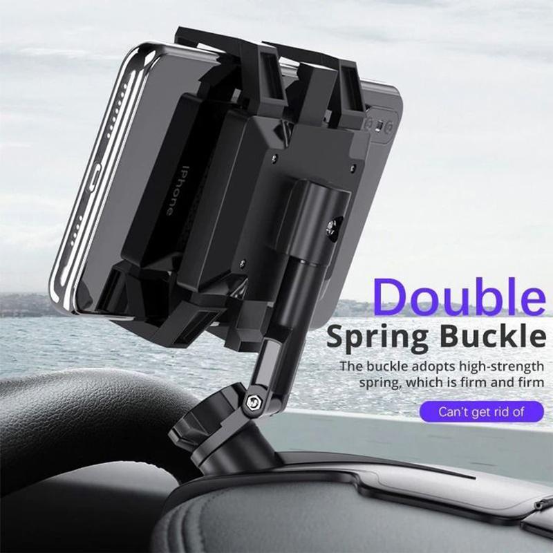 Car Phone Holder Stand,1200 °Rotation Universal HUD Dashboard Car Clip Mount Gps Bracket,Mobile Phone Bracket For Auto Car