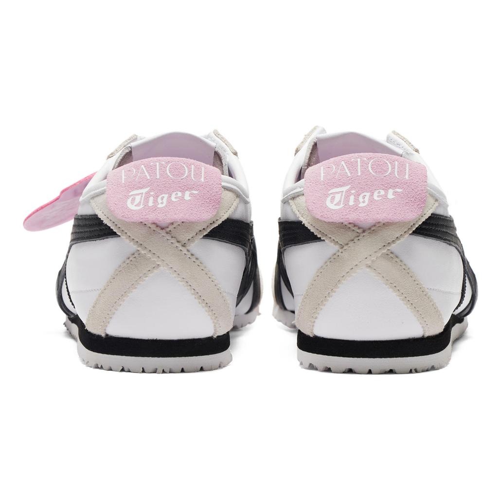 New Patou X Onitsuka Tiger MEXICO 66 Anti Slip Wear Resistant Low Top Casual Shoes Unisex White 1183C380-100