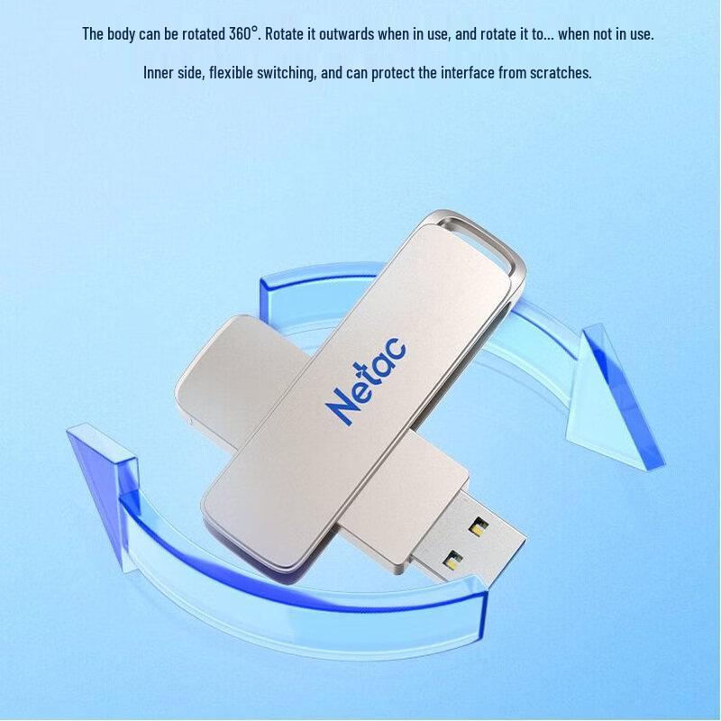 Netac UA33 USB 3.2 Metal Rotating Flash Drive