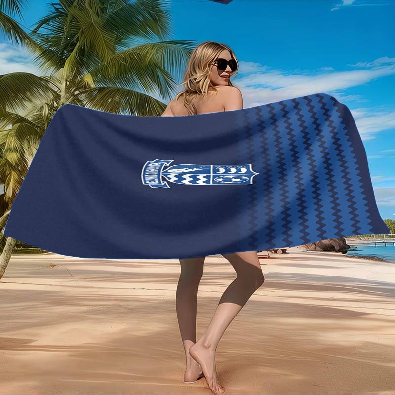 Southend Crest Design Beach Towel Microfiber Beach Towel, Lightweight and Quick-Dry, for Summer Travel, Swimming Pool Fan Birthday Gift
