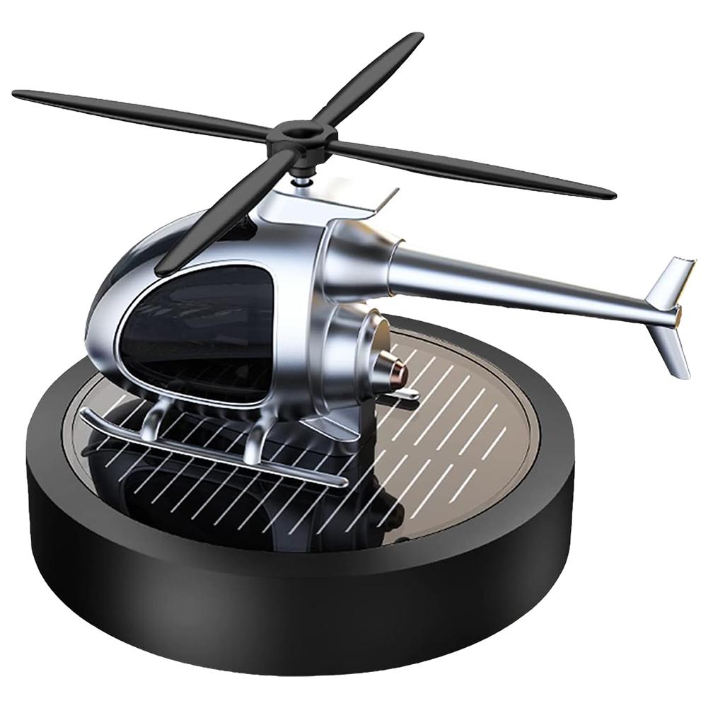 

Solar Rotation Helicopter Car Air Freshener Odor Removal Aromatherapy Car Fragrance Diffuser Ornaments Car Interior Decoration чёрный