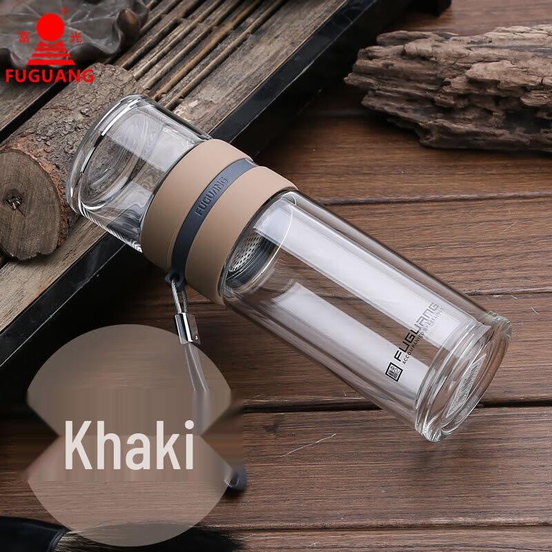 FUGUANG Tea Master Double-Layer Glass Cup