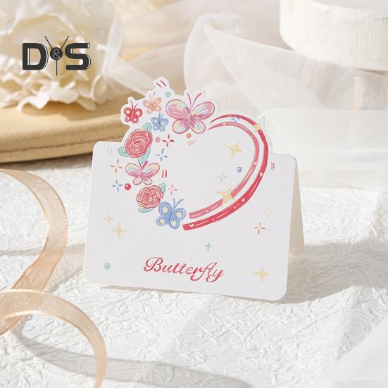 10 Pcs Floral Greeting Cards Handmade Flower Bouquets Blank Card for Mother's Day Valentine's Day Birthday Gift