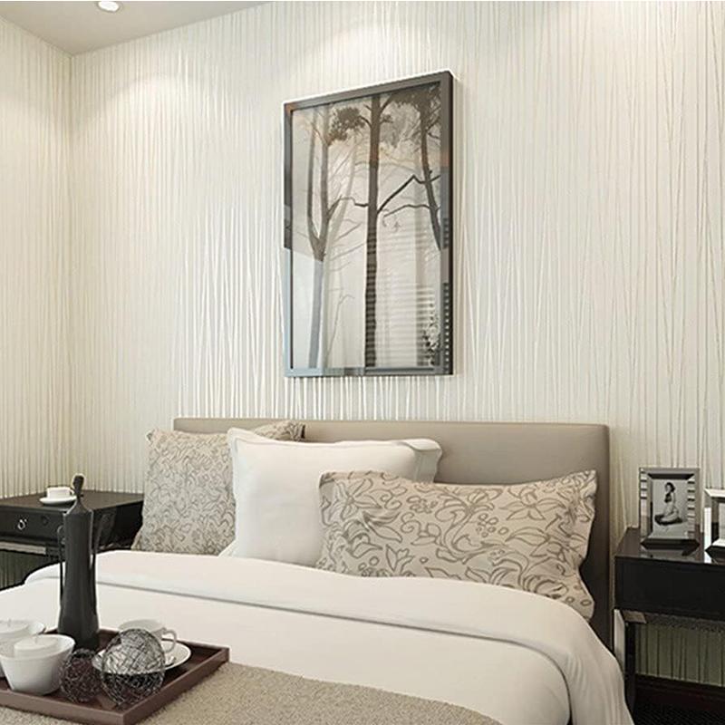 White Stripe Peel and Stick Wallpaper White Solid Color Contact Paper Stripe Self-Adhesive Wallpaper Removable Waterproof Decor