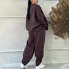 Women's 2 Piece Color Casual Sportswear Long Pants Set