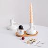 European Ceramic Candle Holder Black White Ornament Storage Container Dining Table Decoration Candlelight Dinner Romantic Decor