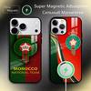 Morocco Flag Phone Case For iPhone17,16,15,14,13,12,11 Plus,Pro Magnetic For Magsafe Wireless Charging