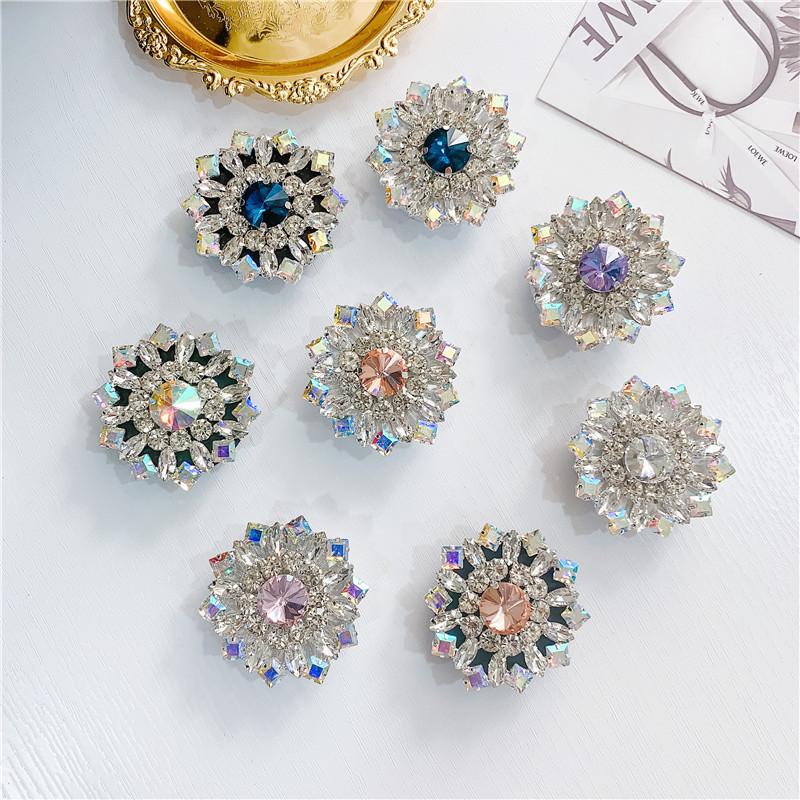 Luxury Diamond-Encrusted Airbag Mobile Phone Holder, Retractable Lazy Rhinestone Anti-Drop Bracket, Desktop Universal Hot