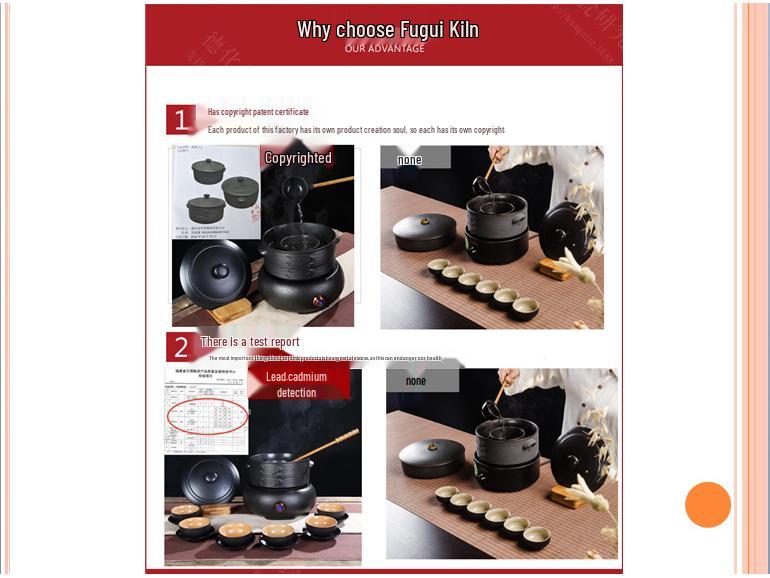 Volcanic Stone Electric Teapot Stove Set for Indoor Cooking and Gifting