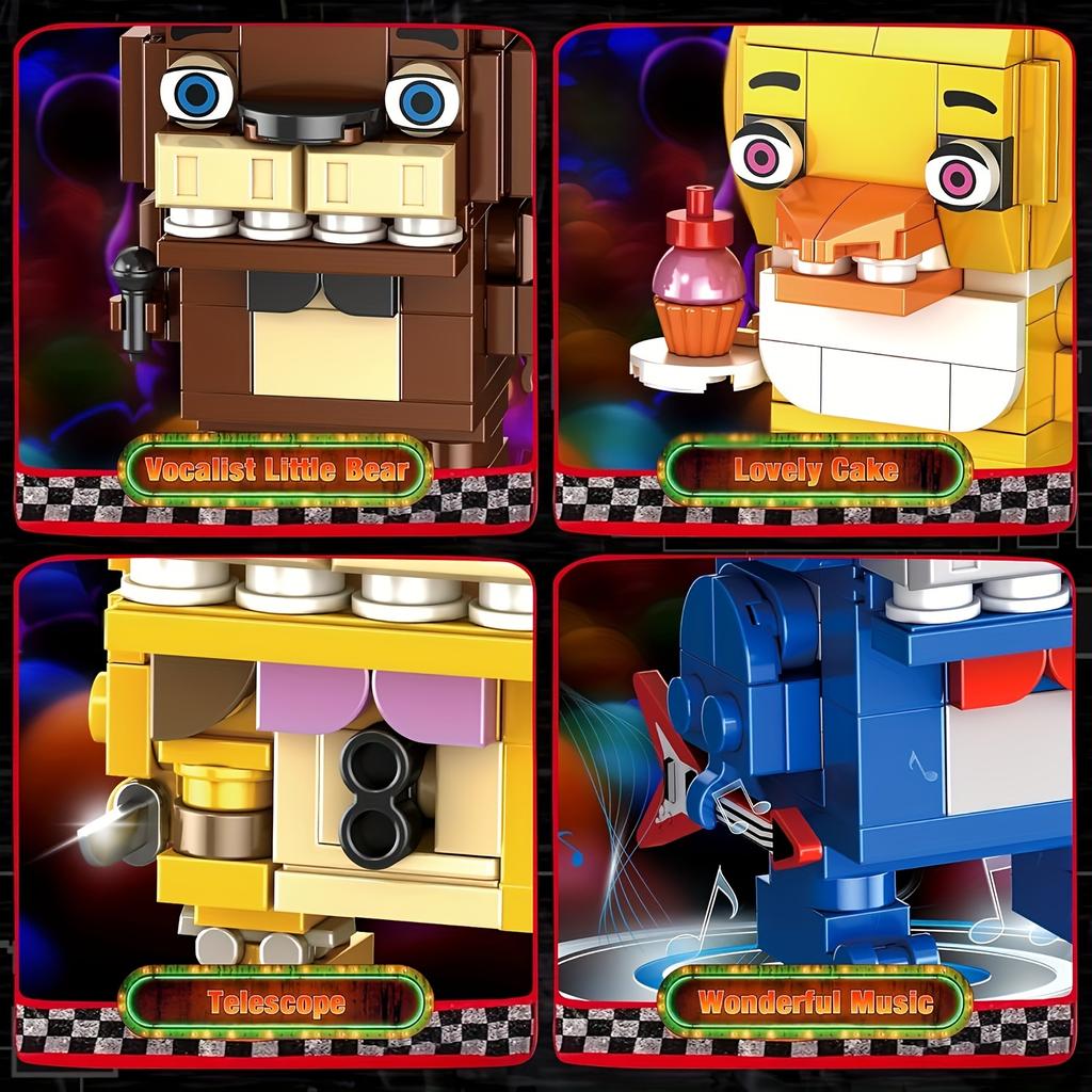 Bausteinspielzeug, 5 Charaktere Actionfigur, Bauset-Spielzeug