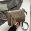 Women's Shoulder Bag Multi-Layer Crossbody Bag Soft Leather Mobile Phone Bag