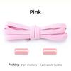 1 Pair Flat Shoe Laces for Sneakers Elastic Shoelaces Without Tie Convenient Quick On And Off Lazy Shoelace Accessories