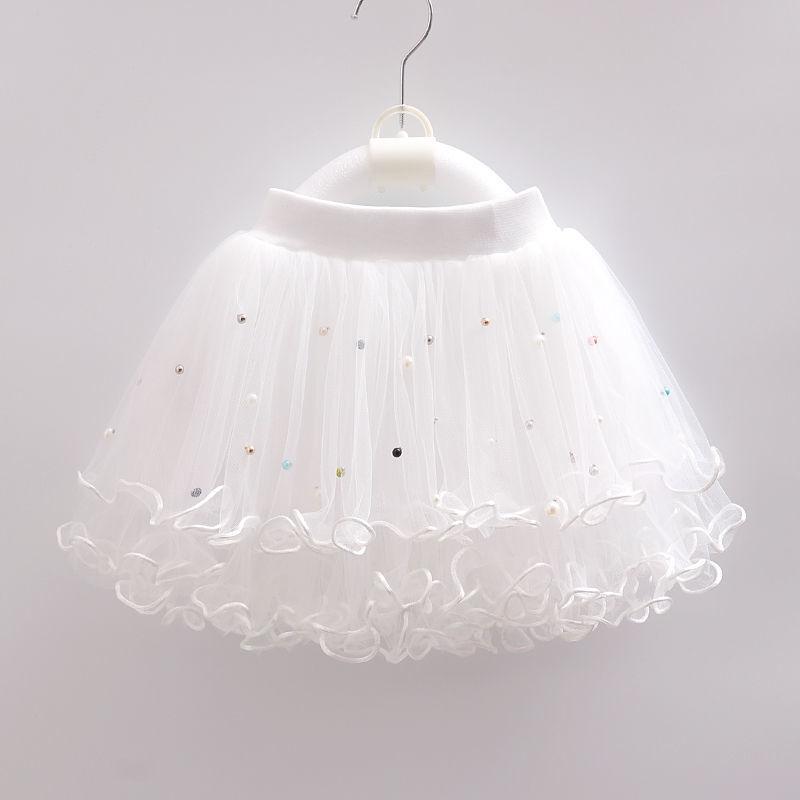 Girls' Half Skirt Versatile Baby Children's Fluffy Gauze Skirt Princess Dance Short Skirt Summer