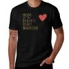 Mom of the Bravest Heart Warrior CHD Awareness Supportive Gift T-Shirt T Shirts for Man Slim Fit T-Shirt