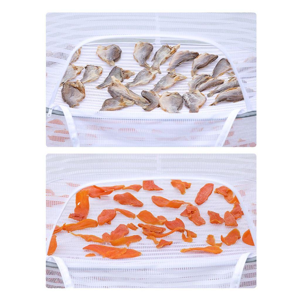 Foldable Drying Fishing Net Portable Multi-layer Drying Net Mesh Clothes Hanging Dryer  Food Drying