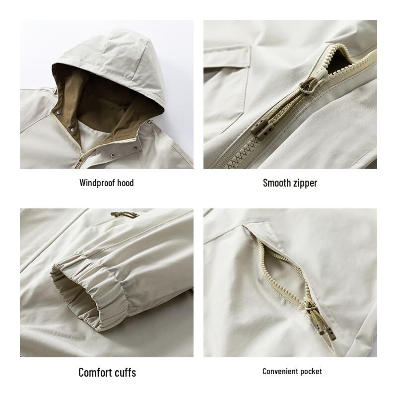 paul frank Men's Hooded Windbreaker Jacket