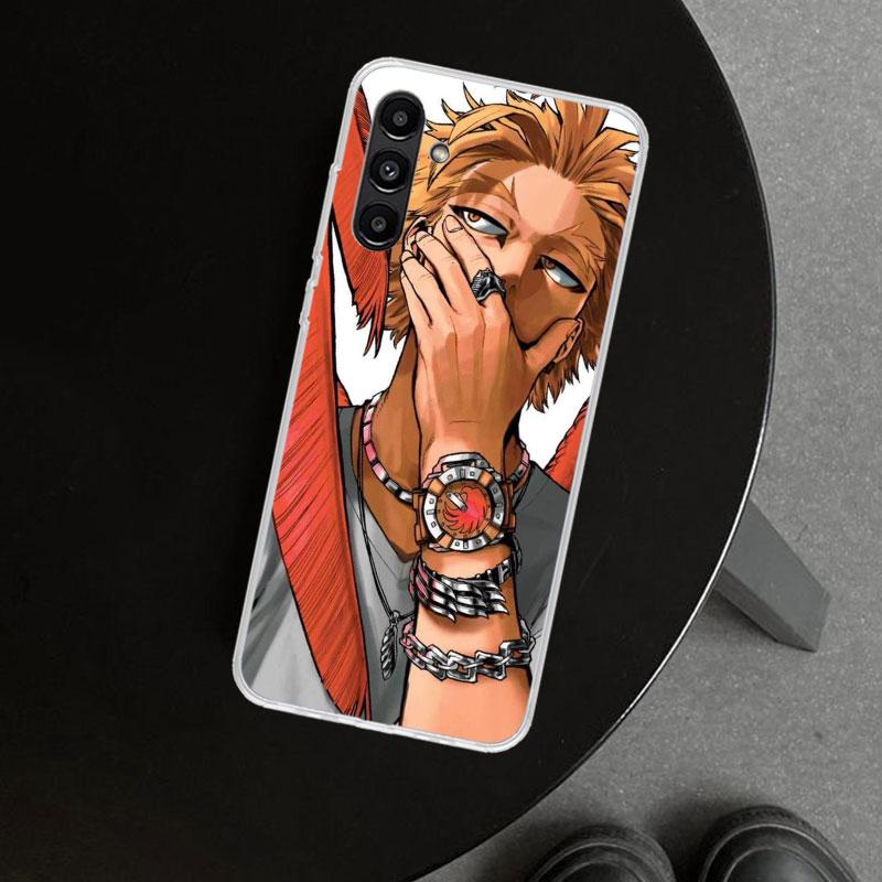 Hawks MHA My Hero A-Academy Phone Case Cover for Samsung Galaxy A17 A16 A26 A36 A56 A57 A37 A15 A25 A35 A55 A14 A24 A34 A54 A13