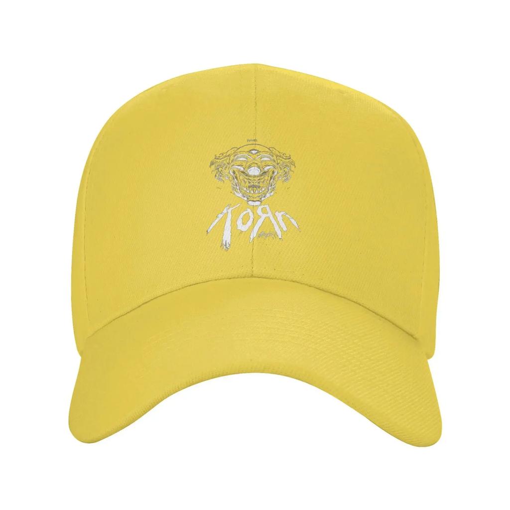 Korn Baseball Caps Trendy Band Logo Funny Sun Caps For Unisex Adjustable Casual Wear